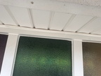 Caulking at the tops of windows